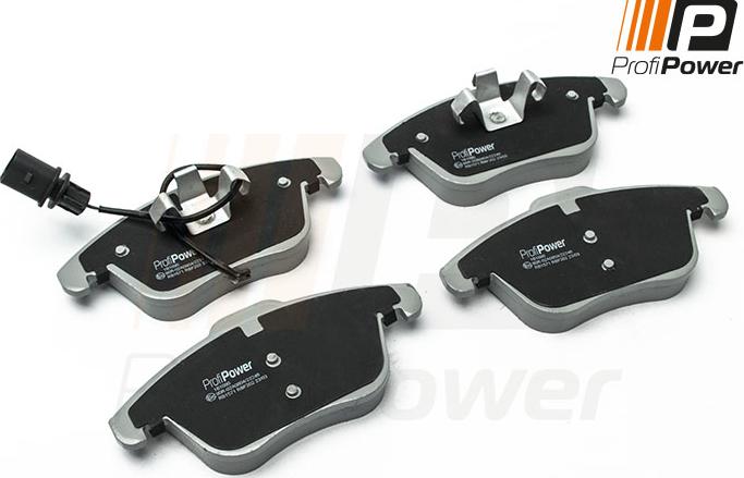 ProfiPower 1B1090 - Brake Pad Set, disc brake autospares.lv