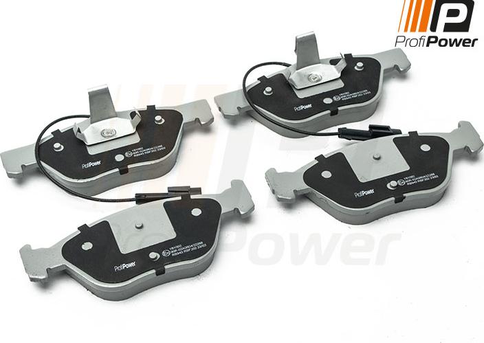 ProfiPower 1B1092 - Brake Pad Set, disc brake autospares.lv