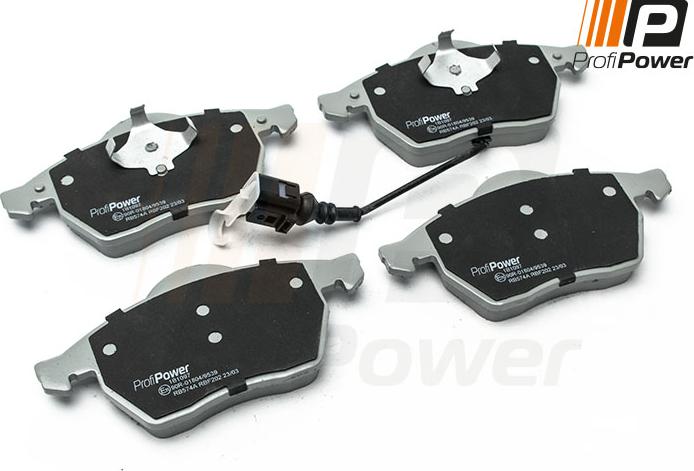 ProfiPower 1B1097 - Brake Pad Set, disc brake autospares.lv