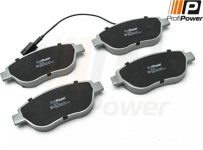 ProfiPower 1B1045 - Brake Pad Set, disc brake autospares.lv