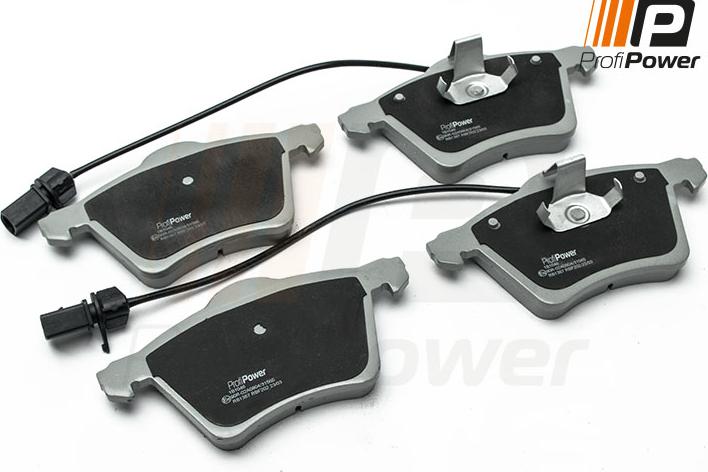 ProfiPower 1B1046 - Brake Pad Set, disc brake autospares.lv