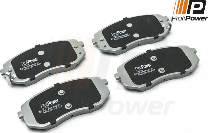 ProfiPower 1B1043 - Brake Pad Set, disc brake autospares.lv