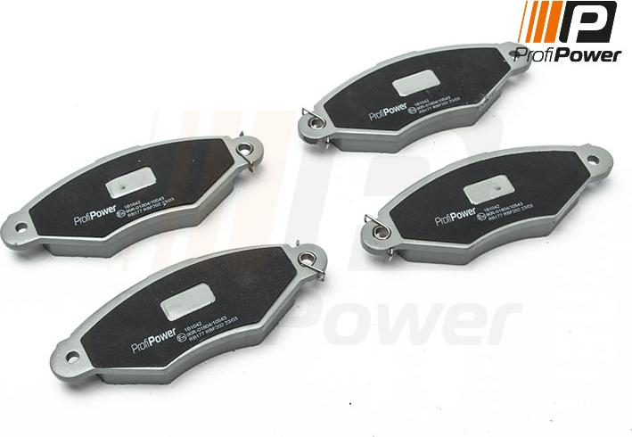 ProfiPower 1B1042 - Brake Pad Set, disc brake autospares.lv