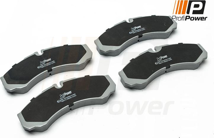 ProfiPower 1B1047 - Brake Pad Set, disc brake autospares.lv