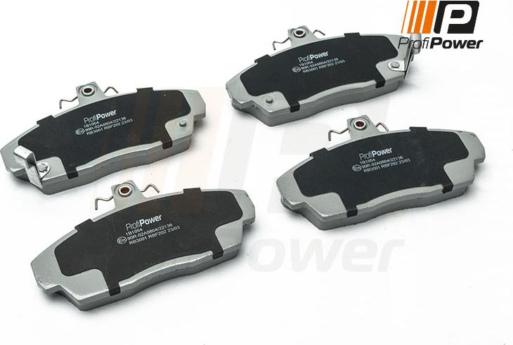 ProfiPower 1B1054 - Brake Pad Set, disc brake autospares.lv