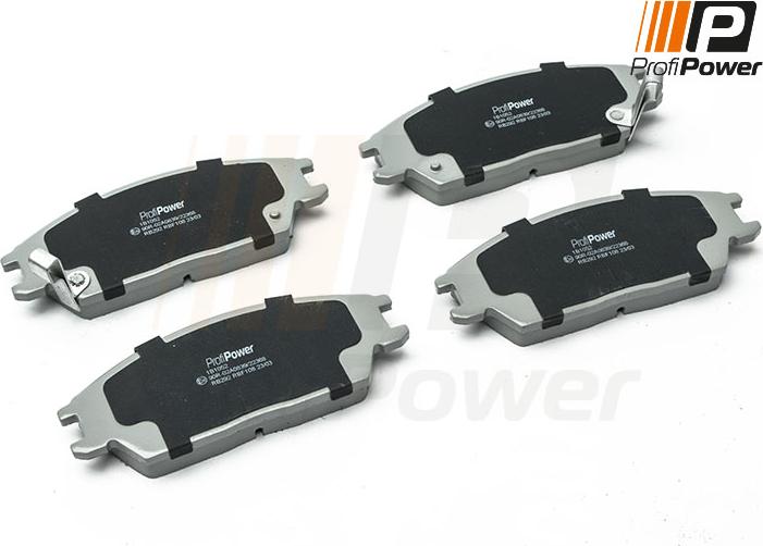 ProfiPower 1B1052 - Brake Pad Set, disc brake autospares.lv