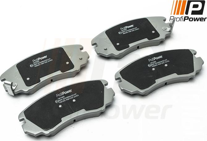 ProfiPower 1B1065 - Brake Pad Set, disc brake autospares.lv