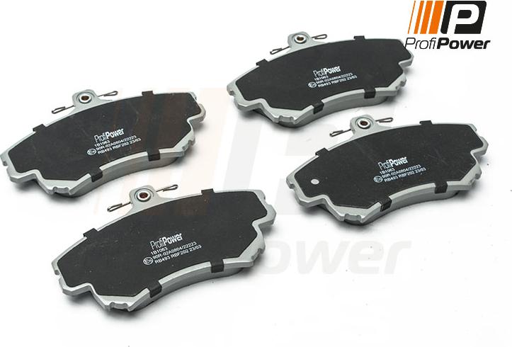 ProfiPower 1B1063 - Brake Pad Set, disc brake autospares.lv