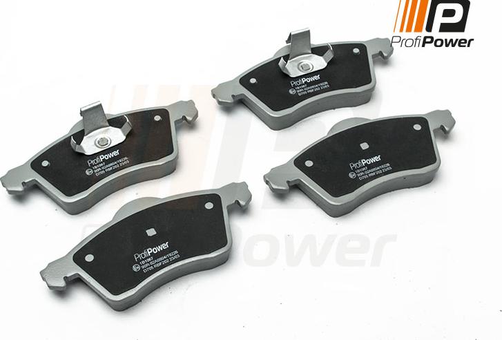 ProfiPower 1B1067 - Brake Pad Set, disc brake autospares.lv