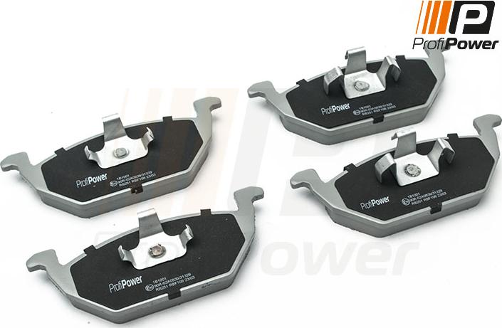 ProfiPower 1B1001 - Brake Pad Set, disc brake autospares.lv