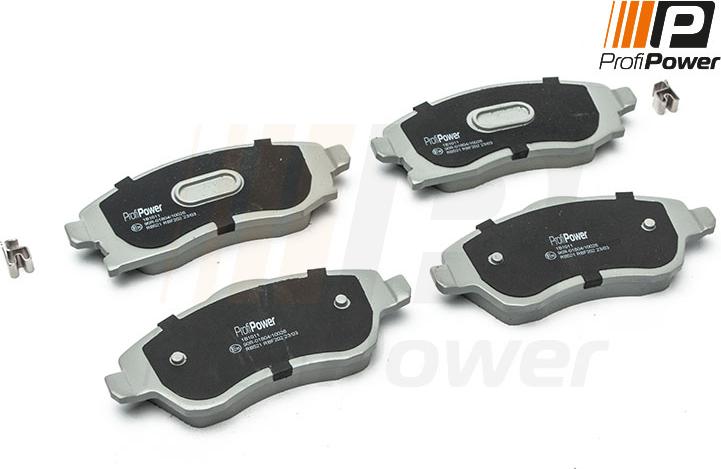 ProfiPower 1B1011 - Brake Pad Set, disc brake autospares.lv