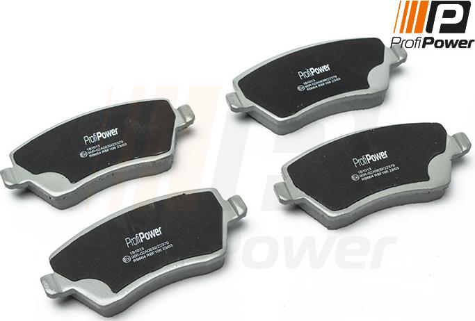 ProfiPower 1B1013 - Brake Pad Set, disc brake autospares.lv