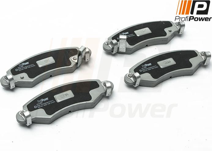 ProfiPower 1B1085 - Brake Pad Set, disc brake autospares.lv