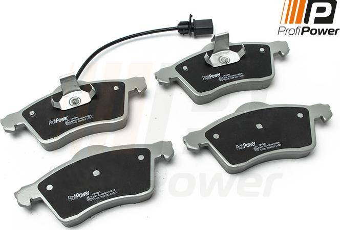 ProfiPower 1B1080 - Brake Pad Set, disc brake autospares.lv