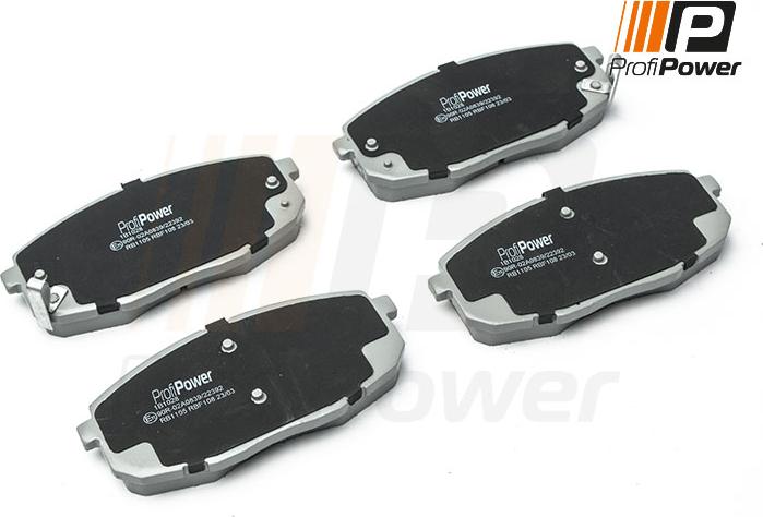 ProfiPower 1B1028 - Brake Pad Set, disc brake autospares.lv