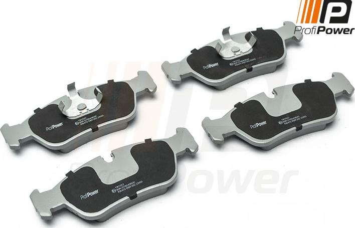 ProfiPower 1B1022 - Brake Pad Set, disc brake autospares.lv