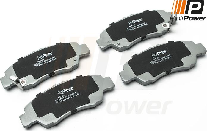 ProfiPower 1B1079 - Brake Pad Set, disc brake autospares.lv