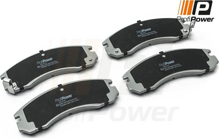 ProfiPower 1B1076 - Brake Pad Set, disc brake autospares.lv