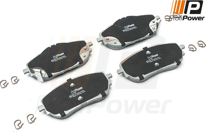 ProfiPower 1B1199 - Brake Pad Set, disc brake autospares.lv