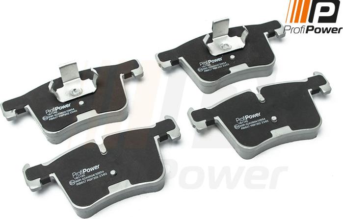 ProfiPower 1B1195 - Brake Pad Set, disc brake autospares.lv