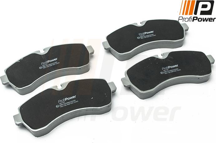 ProfiPower 1B1147 - Brake Pad Set, disc brake autospares.lv