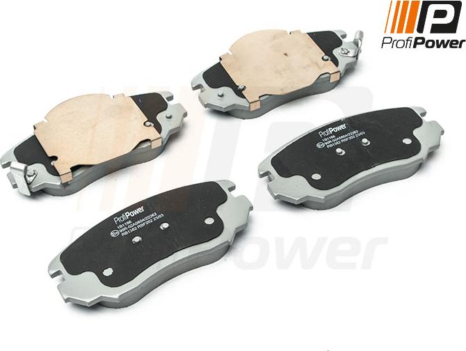 ProfiPower 1B1166 - Brake Pad Set, disc brake autospares.lv