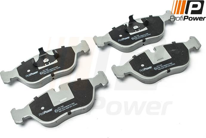 ProfiPower 1B1160 - Brake Pad Set, disc brake autospares.lv