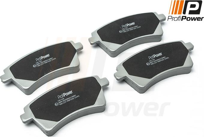 ProfiPower 1B1104 - Brake Pad Set, disc brake autospares.lv