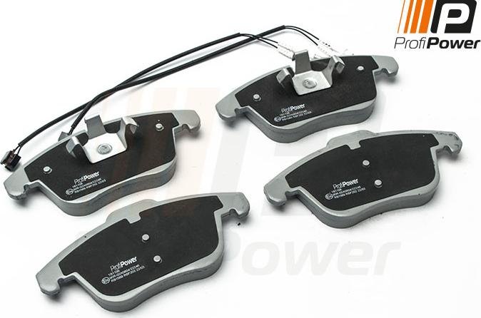 ProfiPower 1B1106 - Brake Pad Set, disc brake autospares.lv