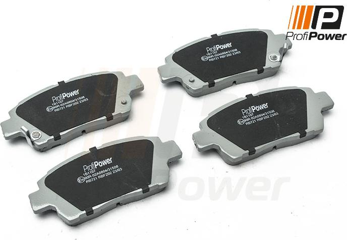 ProfiPower 1B1107 - Brake Pad Set, disc brake autospares.lv