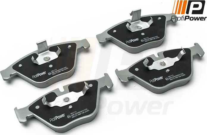 ProfiPower 1B1113 - Brake Pad Set, disc brake autospares.lv