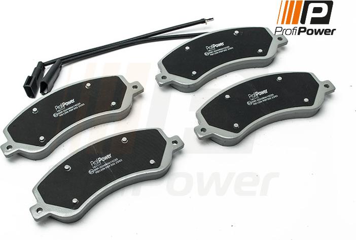ProfiPower 1B1117 - Brake Pad Set, disc brake autospares.lv