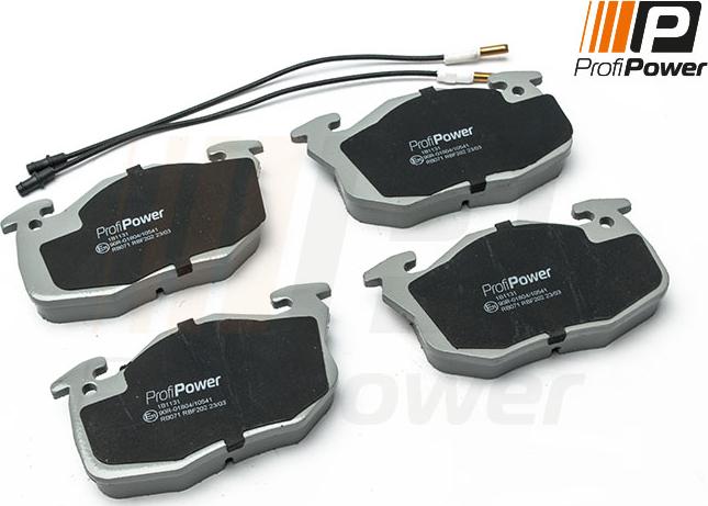 ProfiPower 1B1131 - Brake Pad Set, disc brake autospares.lv