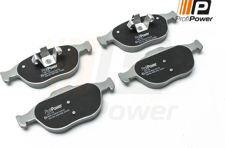 ProfiPower 1B1133 - Brake Pad Set, disc brake autospares.lv