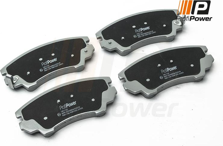 ProfiPower 1B1132 - Brake Pad Set, disc brake autospares.lv