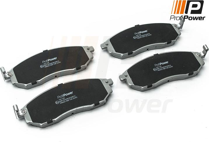 ProfiPower 1B1129 - Brake Pad Set, disc brake autospares.lv