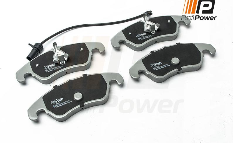 ProfiPower 1B1121 - Brake Pad Set, disc brake autospares.lv