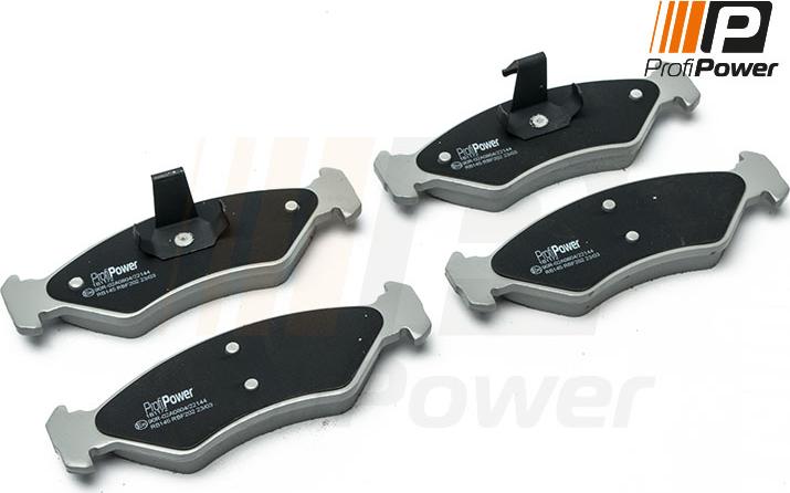 ProfiPower 1B1172 - Brake Pad Set, disc brake autospares.lv