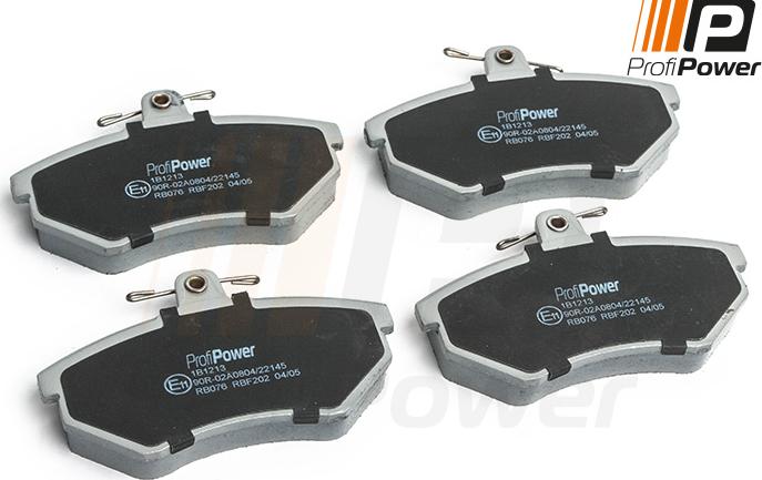 ProfiPower 1B1213 - Brake Pad Set, disc brake autospares.lv