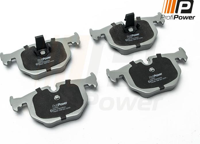 ProfiPower 1B2042 - Brake Pad Set, disc brake autospares.lv