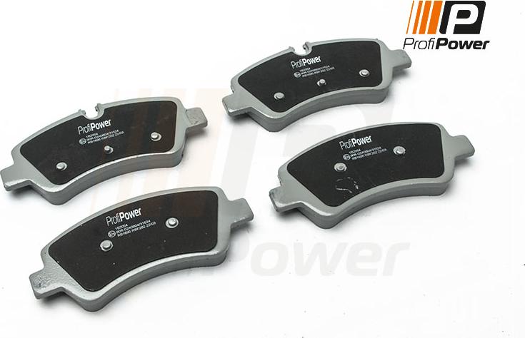 ProfiPower 1B2054 - Brake Pad Set, disc brake autospares.lv