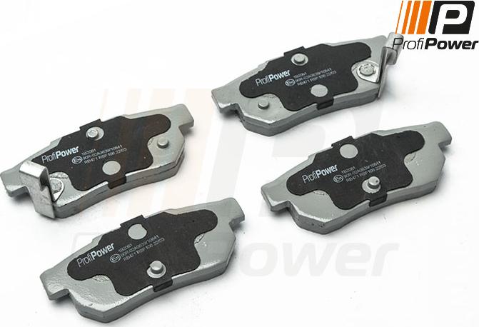 ProfiPower 1B2061 - Brake Pad Set, disc brake autospares.lv