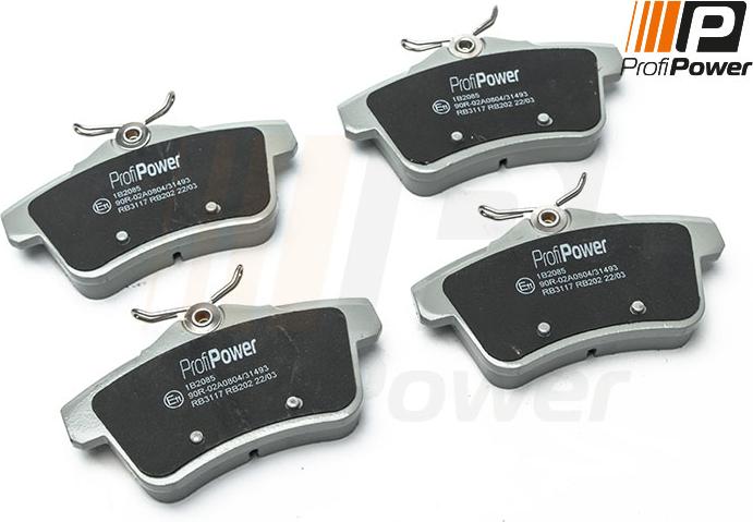 ProfiPower 1B2085 - Brake Pad Set, disc brake autospares.lv