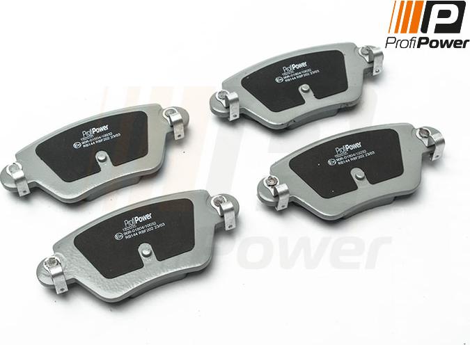 ProfiPower 1B2035 - Brake Pad Set, disc brake autospares.lv