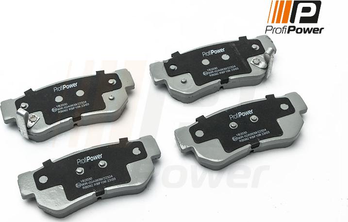 ProfiPower 1B2030 - Brake Pad Set, disc brake autospares.lv