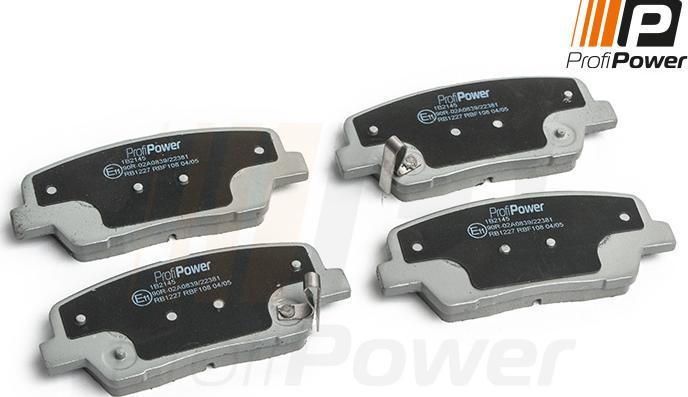 ProfiPower 1B2145 - Brake Pad Set, disc brake autospares.lv