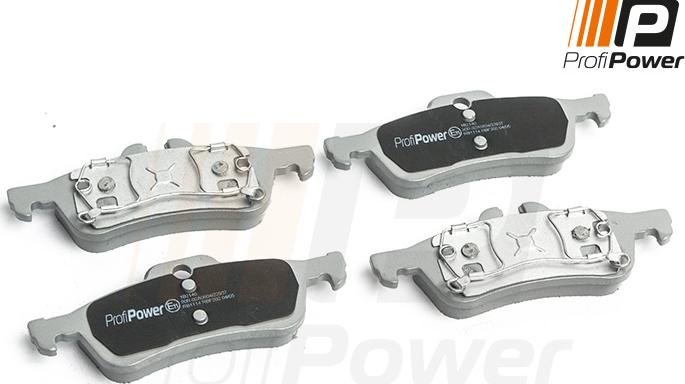 ProfiPower 1B2140 - Brake Pad Set, disc brake autospares.lv
