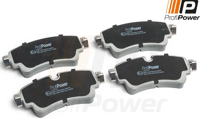 ProfiPower 1B2143 - Brake Pad Set, disc brake autospares.lv