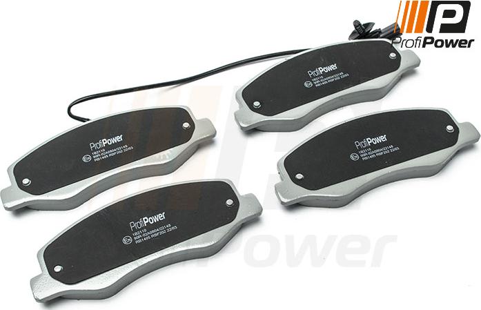 ProfiPower 1B2110 - Brake Pad Set, disc brake autospares.lv