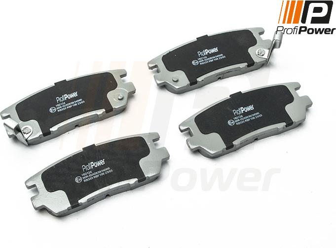 ProfiPower 1B2124 - Brake Pad Set, disc brake autospares.lv